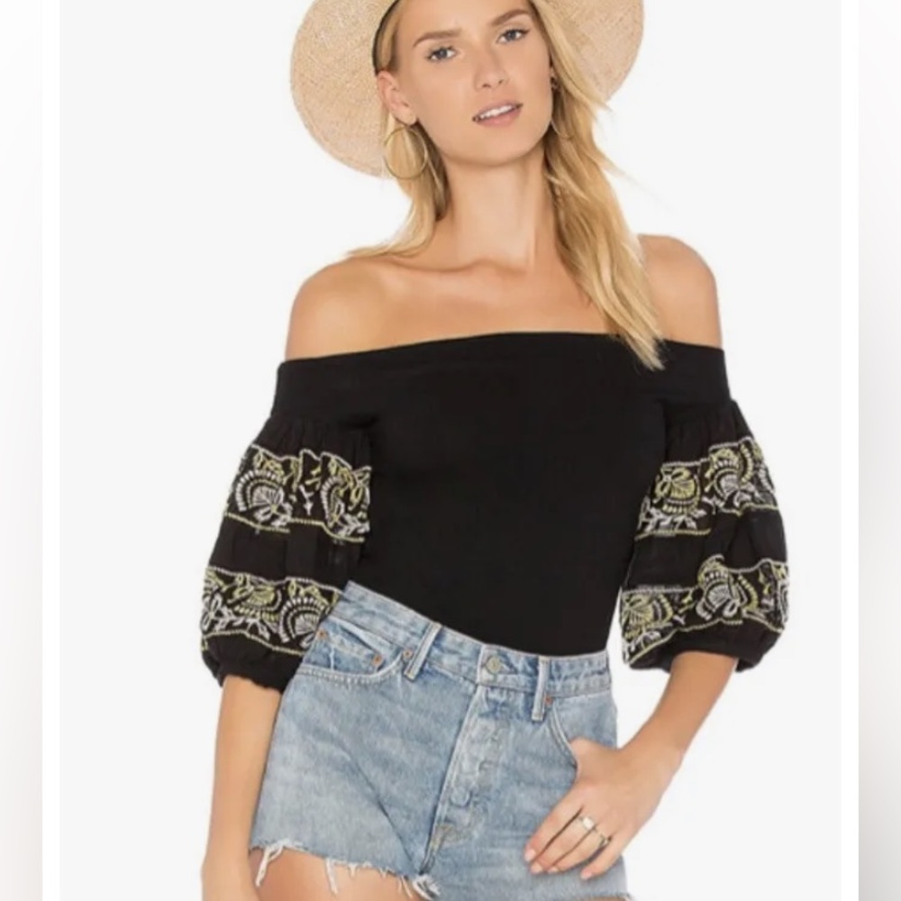 Free People Rock with it top